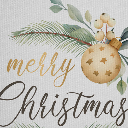 Merry Christmas Bow - Christmas Theme Printed Tote Bag - Uncommongifts.in